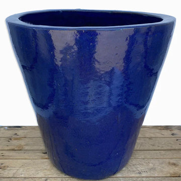 Large Glazed Ceramic Cone Planter