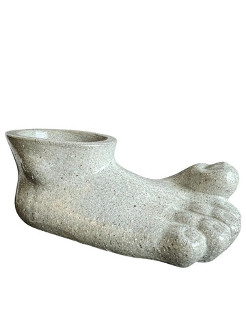 Big Toe Right Foot Ceramic Planter Pot